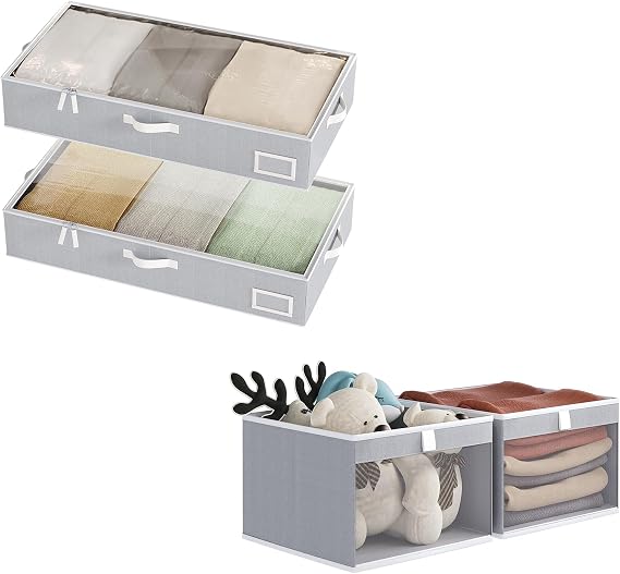 Underbed Storage Box with Closet Storage Bins