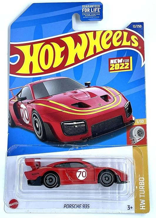 Hot Wheels 2022 - Porsche 935 - 12/250 [Red] - HW Turbo 1/10