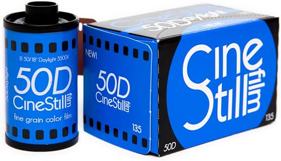 CineStill 50Daylight Fine Grain (ISO 50) Color Film, 36exp. 135 DX Coded