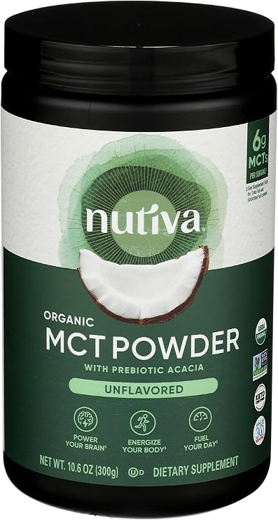 Nutiva, Organic MCT Powder, 10.6 Ounce