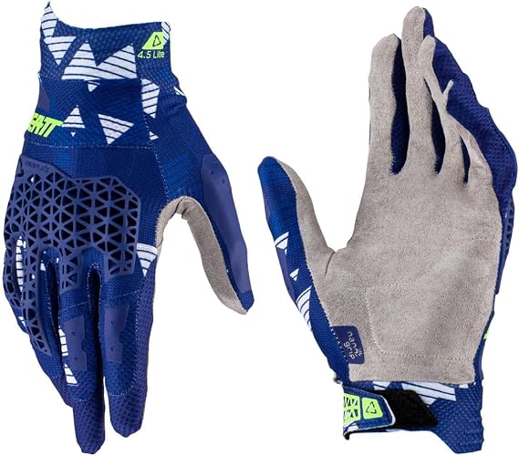 Leatt Gloves Moto 4.5 Lite Adult (Blue - Small)