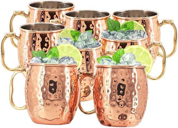 Advanced Mixology Bulk Purchase - Stainless Steel Moscow Mule Mug with Brass Handle - $5.75/mug