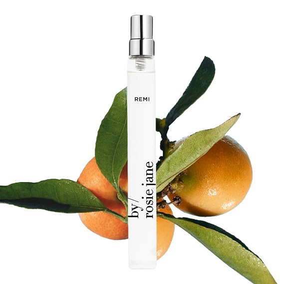 By Rosie Jane Eau De Parfum Travel Spray (Remi) - Clean Travel Perfume for Women - Enriched with Notes of Mandarin, Cardamom & White Amber - Vegan, Paraben, Sulfate & Phthalate Free (10 ml)