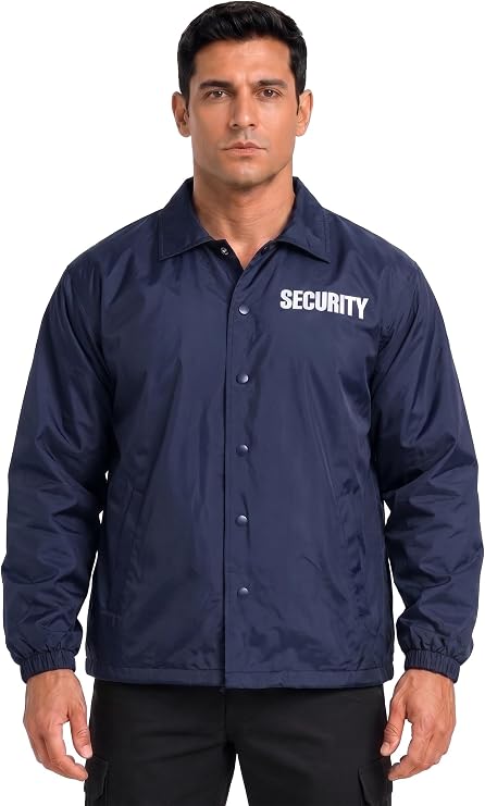 First Class 100% Nylon Windbreaker with Security I.D I