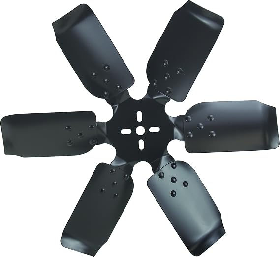 Derale 17320 Heavy Duty Fan Blade Series 1000 20" Steel Rigid Race Belt Driven Fan Standard Rotation