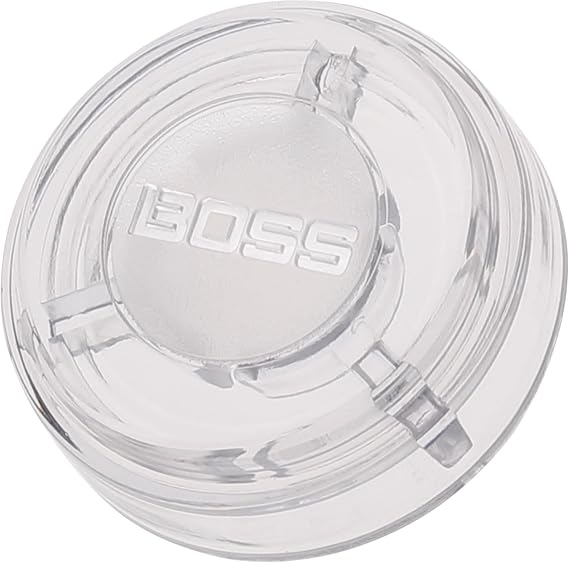 BOSS FSC-10 | Footswitch Caps | 10 Pieces | Transparent & Rugged Design | Enhances LED Visibility | Easy Installation & Removal | Compatible with Select BOSS Multi-FX, Pedals, Switchers & More | Enhances LED Visibility, Easy Installation and Removal, Compatible with Select BOSS Multi-FX, Pedals, Switchers and More