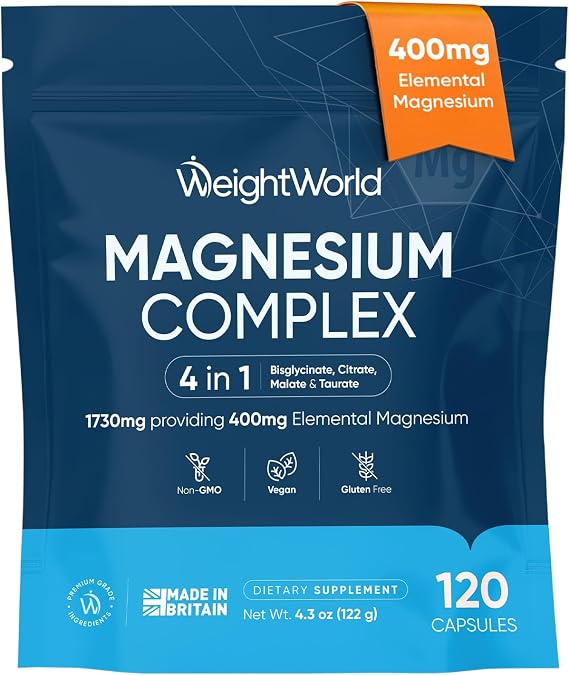 WeightWorld Magnesium Complex Capsules 1730mg | 120 Count, 2-Month Supply