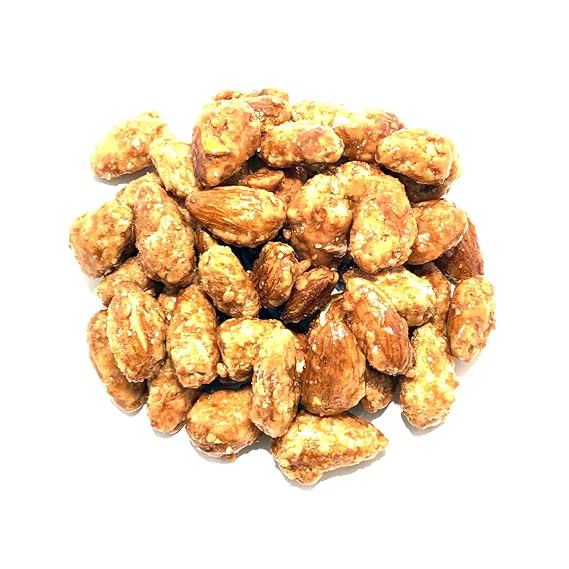 NY Spice Shop Butter Toffee Almonds - 1 Pound - Almonds Toffee - Candied Almonds - Almonds - Almonds Candy - Crunchy Almond Toffee - Lightly Salted Almonds - Crispy Almonds - Raw Almonds