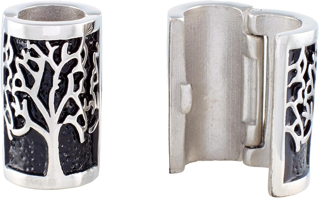VALHALLA Viking Beard Bead for Men and Women, Clip-On 316L Stainless Steel