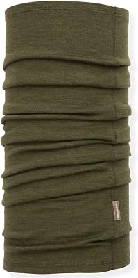 MERIWOOL 100% Merino Wool Ski Neck Gaiter Winter Neck Warmer for Women and Men