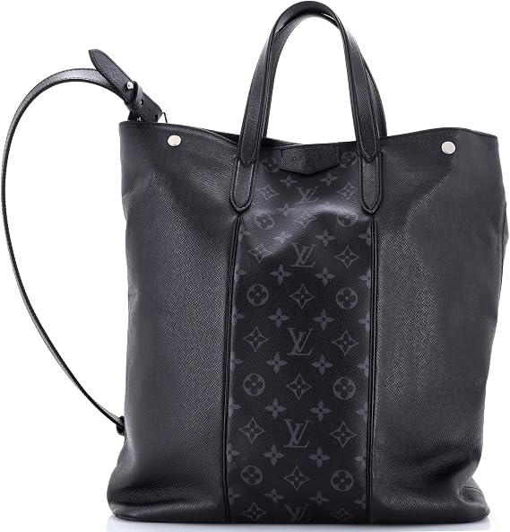 Pre-Loved City Tote Monogram Taigarama, Black
