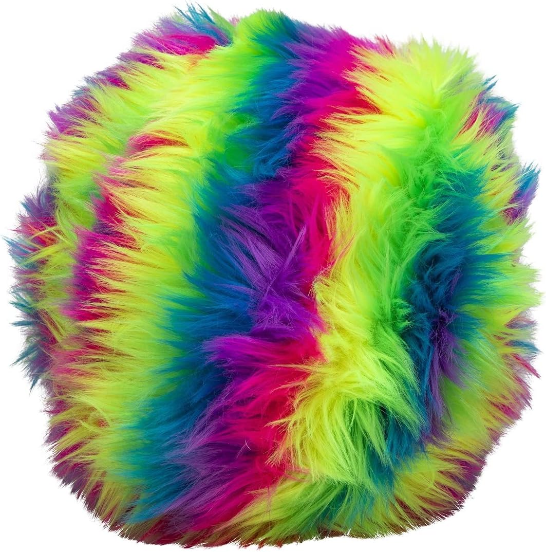 Schylling NeeDoh Dohzee Furry - Crimp Pad - Micro Bead Filling - 8 Diameter - Colour May Vary (Pack of 1)