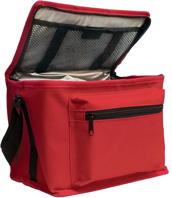 Specimen Transport Bag: Insulated Biohazard Cooler for Healthcare Pros and Lab Specialists, 9 Inch x 5.5 Inch x 7 Inch