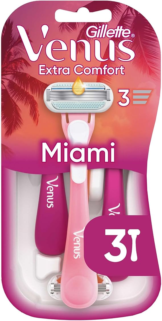 Gillette Venus Smooth Miami Kadın Tıraş Bıçağı 3'lü