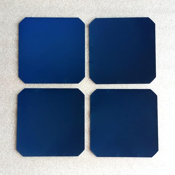 Sunpower New Solar Cell Flexible Mono Solar Wafer Monocrystalline Cells Tabbing for DIY Solar Panel High Efficiency 3.4W C60 5x5 Safe Packing (20)