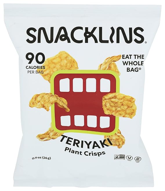 Snacklins Teriyaki Plant Crisps, 0.9 OZ