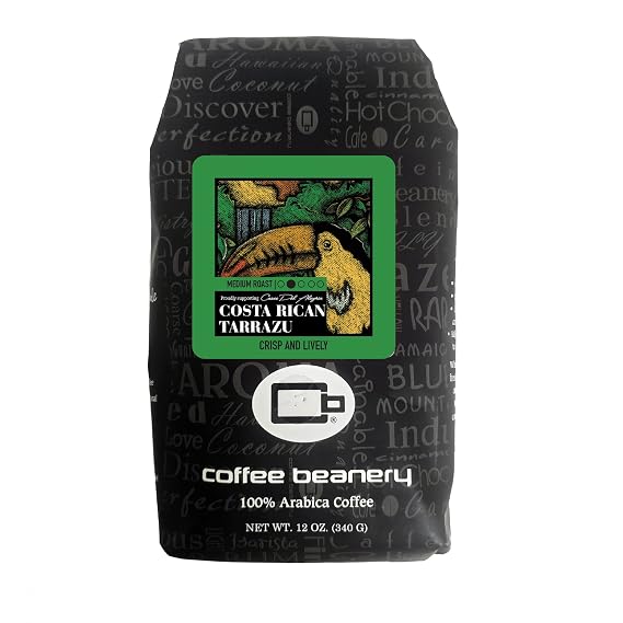 Costa Rican Tarrazu Specialty Coffee | 1 Bag of 12oz. Coffee (Very Fine) | Light-Medium Roast