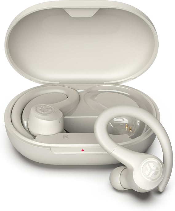 JLab, Go Sport+, True Wireless Workout Earbuds, Bluetooth Sport Earbuds, Clear Calling, Sand