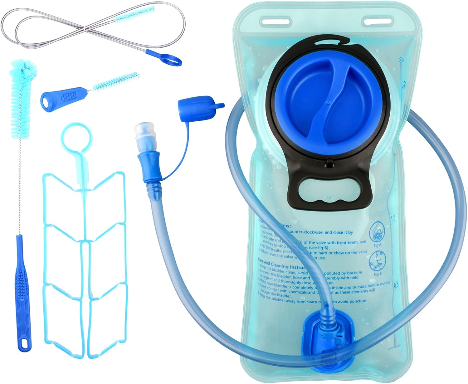 Hydration Bladder Reservoir BPA Free PEVA Water Bladder for Hiking Hiking Backpack Biking and Camping Outdoor Backpack Reservoirs