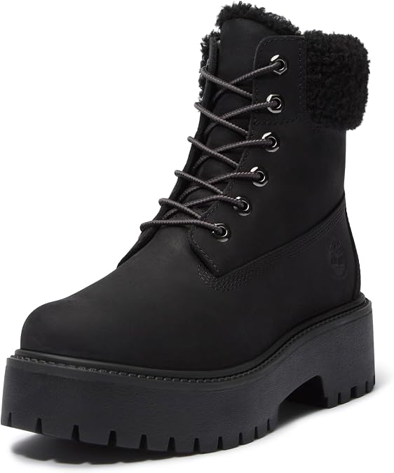 Timberland womens Stone Street Mid Warm Lined Waterproof Boot