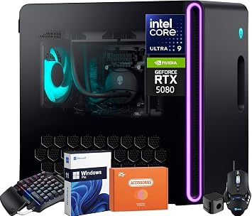 Alienware Aurora R16 2025 Gaming Desktop Computer, NVIDIA RTX 5080 16GB GDDR7, Intel Ultra 9 285KUp to 5.7GHz, Wi-Fi 7, 64 GB DDR5, 4 TB SSD, Custom RGB Lights, Windows 11 Pro