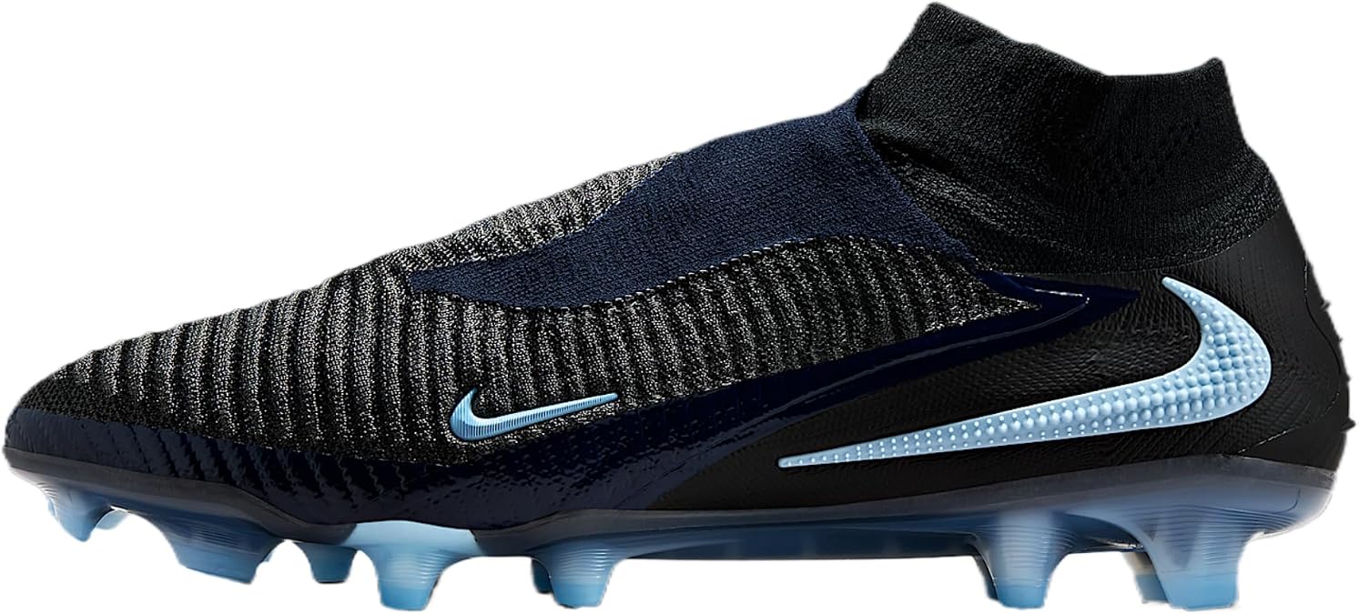 Nike Men Phantom 6 High Elite Fußballschuh für Normalen Rasen Soccer Shoe, Black, 11 UK