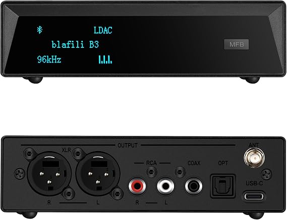 B3 Professional XLR Bluetooth 5.1 Audio Receiver, LDAC & aptX HD