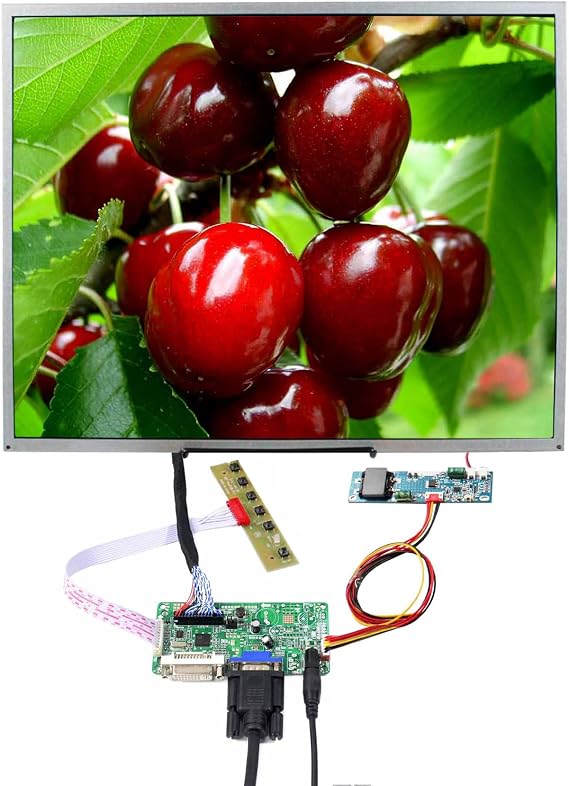 VSDISPLAY 19'' 1280x1024 LCD Screen G190ETN01 with DVI VGA Controller