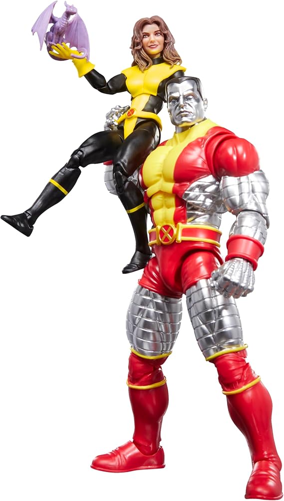X-Men Marvel Legends Series Kitty Pryde & Marvels Colossus Two-Pack, 2 Astonishing Comics-Inspired Collectible 6-Inch Scale Action Figures