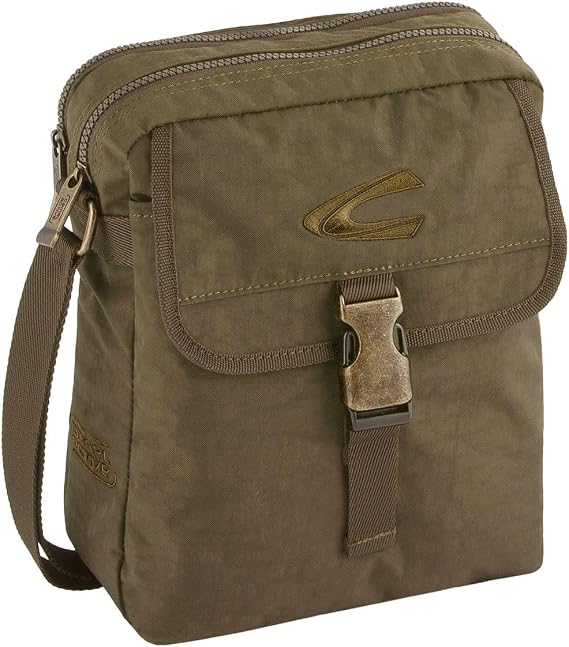 camel active Women's Cross-Body Bag, Green (Khaki), 26 centimeters, Messenger Bag