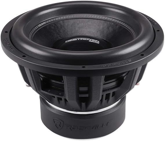 Rockville Destroyer 15D1 15" Dual 1-Ohm Competition Car Audio Subwoofer