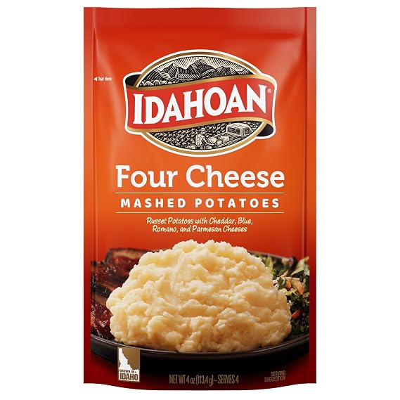 Idahoan Four Cheese Mashed Potatoes 4 oz. (Pack of 2)