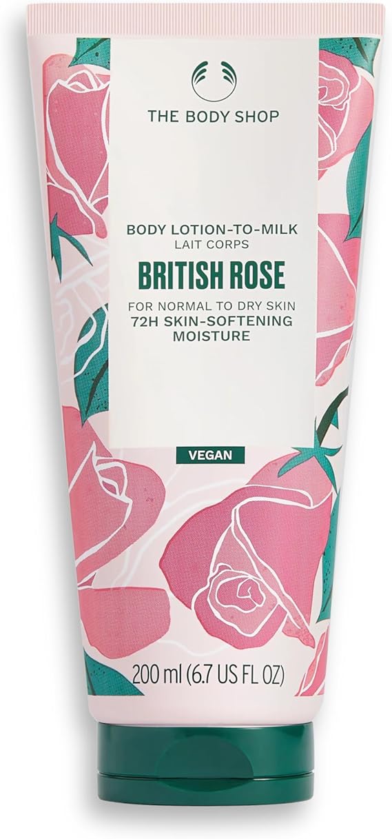 The Body Shop British Rose Lotion-to-Milk 200ml
