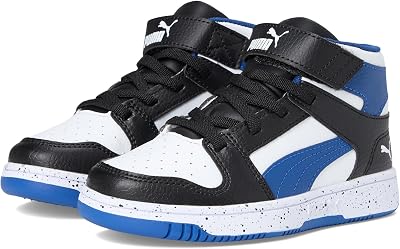Puma Unisex-Child Rebound Layup Mid Hook and Loop Shoes