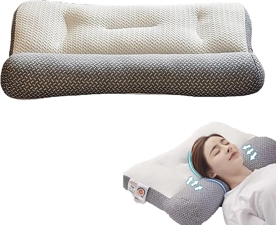 Reverse Traction Soy Neck Pillow,Super ErgonomicPillow 2023,Super Ergonomic Pillow - Protect Your Neck and Spine,Ergonomic Pillow for Neck,Pillow with Neck Support,Anti Traction 15.723.6-Gray