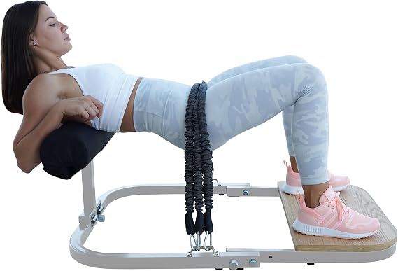 BootySprout Hip Push Machine For High Strength Buttock Training - Gym Workout At Home - Supplied with 45, 90 and 61.2kg Resistance