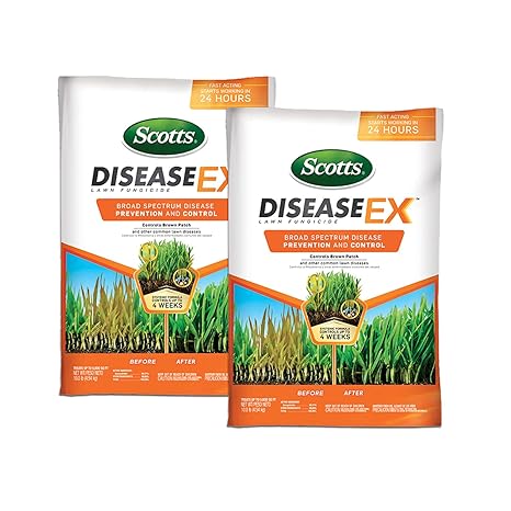 Scotts DiseaseEx Lawn Fungicide, 10 lbs. (2-Pack) | Controls and Prevents Disease Up to 4 Weeks