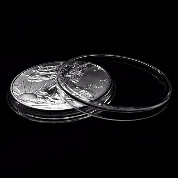 Guardhouse 100 40mm Airtight Coin Capsules for American Silver Eagle Liberty Coin