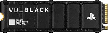 WD_BLACK SN850P 4TB PS5 SSD, Officially Licensed for PlayStation 5, Read Speeds Up to 7300 MB/s, M.2 2280 PCIe NVMe, Exclusive Heatsink Design, Internal Gaming SSD
