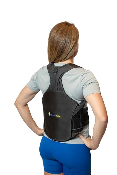 TLSO Thoracic Full Back Brace L0456 L0457 Plus Extension Panel Plus Hot/Cold Pack Insert