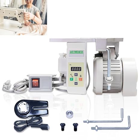 Sewing Machine Servo Motor, Industrial Sewing Machine Motor, AC110V 750W 1HP, 200-6000 RPM, Run CW and CCW