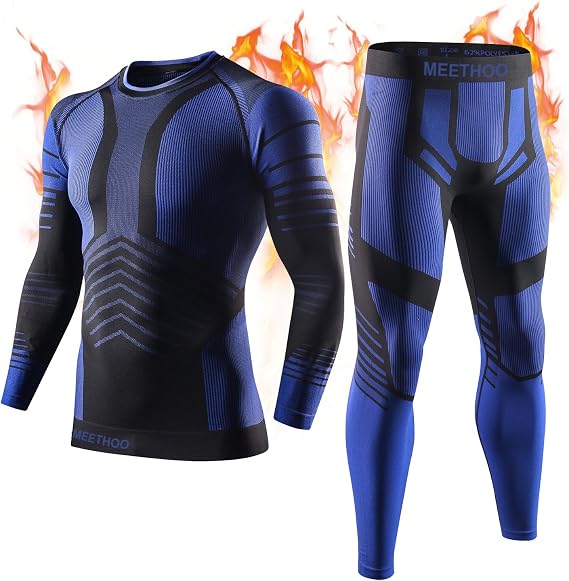 Mens Thermal Underwear Set Winter Gear Men Base Layer Long Johns Bottom