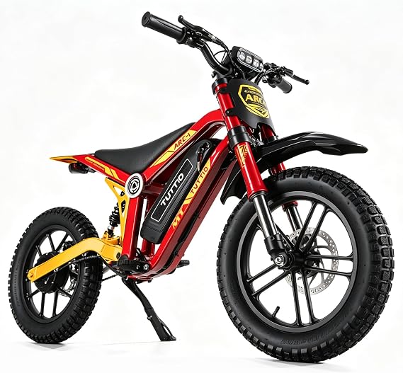 Tuttio ARC-I 36V Electric Dirt Bike for Kids 5-8, 750W Electric Motorcycle for Kids, 20MPH, Up to 25 Miles, 5-Speed Modes Mini Dirt Bike, 16" Pneumatic Tires, Max Weight 165LBS