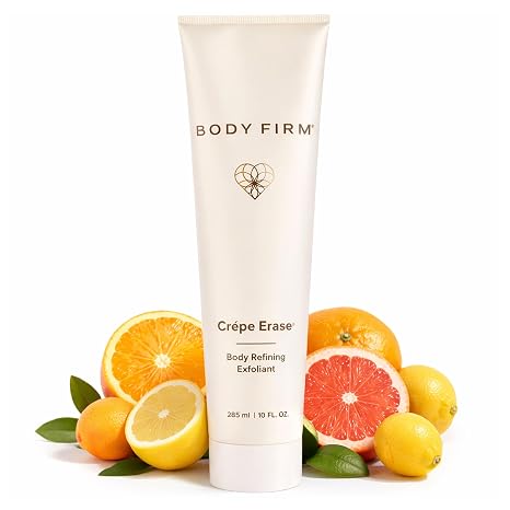 BODY FIRM Crepe Erase Body Refining Exfoliant, Gently Removes Dry Skin & Smooths Crepey Texture