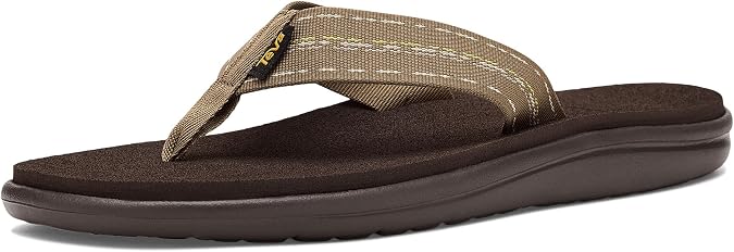 Teva Men's Voya Flip-Flop, Road Race Breen, 10