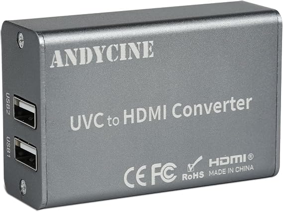 ANDYCINE UVC2H UVC USB to HDMI Captutre Card Converter