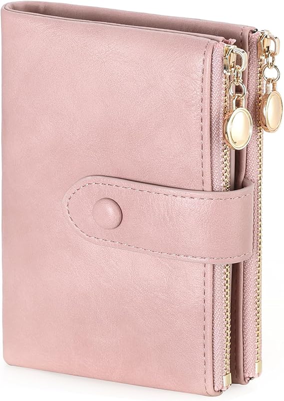 FALAN MULE Leather Purses for Women, Women's Small Wallet with RFID Blocking, Small Ladies Purse Credit Card Wallet