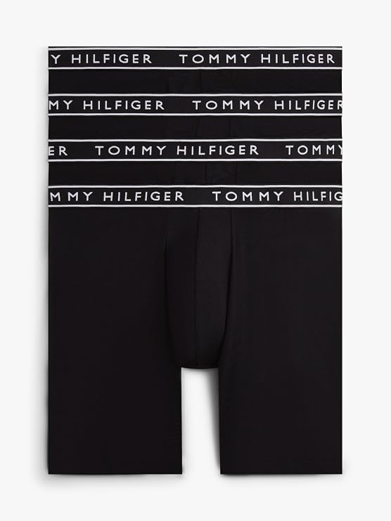 Tommy Hilfiger Men's Cotton Stretch 4-pack Boxer Brief