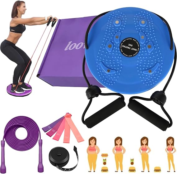 Waist Sculptor Twist, Waist Sculptor 3 Gifts, Waist Sculptor with Arm Bands, Waist Sculptor Twister for Exercise, Legs, Buttocks, Hip Exercise