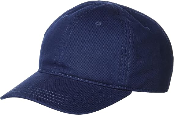 Lacoste Unisex Contrast Strap and Oversized Crocodile Cotton Cap